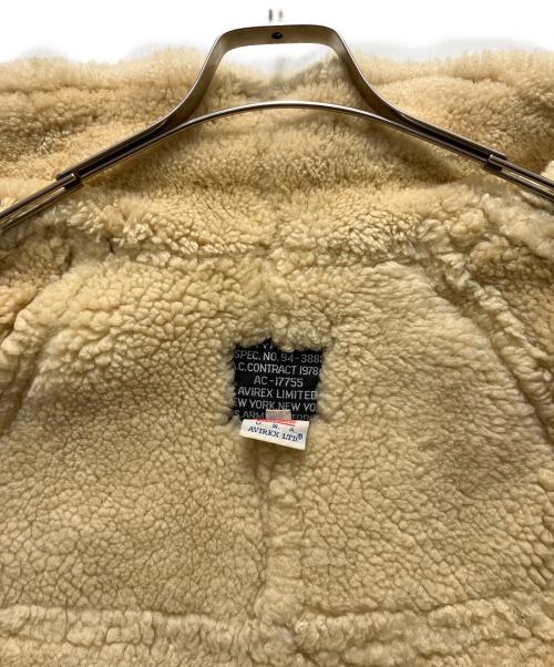 AVIREX（アヴィレックス）AVIREX (アヴィレックス) B-6ムートンフライトジャケット ブラウン サイズ:34の古着・服飾アイテム