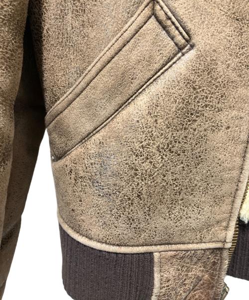 AVIREX（アヴィレックス）AVIREX (アヴィレックス) B-6ムートンフライトジャケット ブラウン サイズ:34の古着・服飾アイテム
