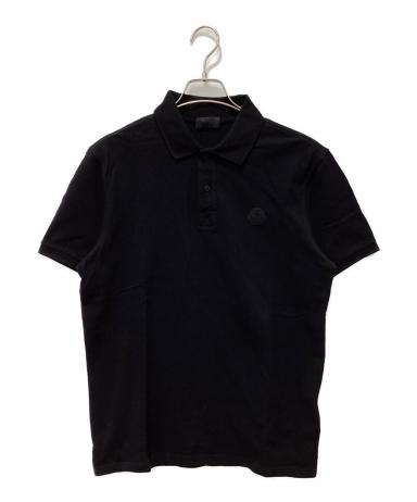 中古・古着通販】MONCLER (モンクレール) ポロシャツ ブラック サイズ