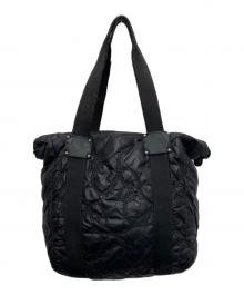 ALEXANDER McQUEEN（アレキサンダーマックイーン）の古着「キルティングトートバッグ」｜ブラック
