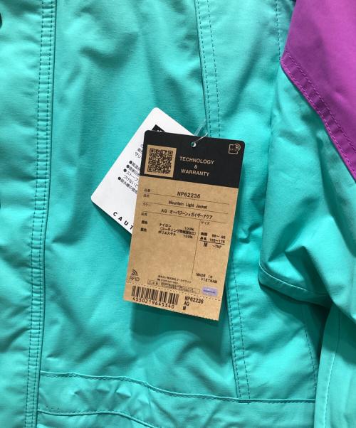 THE NORTH FACE（ザ ノース フェイス）THE NORTH FACE (ザ ノース フェイス) マウンテンライトジャケット オーバジーン×ガイザーアクア サイズ:Ｍの古着・服飾アイテム