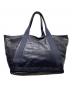BALENCIAGA（バレンシアガ）の古着「ネイビーカバスM/レザートートバッグ」｜ネイビー