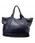 BALENCIAGA (バレンシアガ) ネイビーカバスM/レザートートバッグ ネイビー：40000円