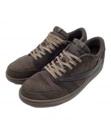 NIKE×Travis Scott（ナイキ×トラヴィススコット）の古着「エアジョーダン1 ロー OG SP」｜ブラウン