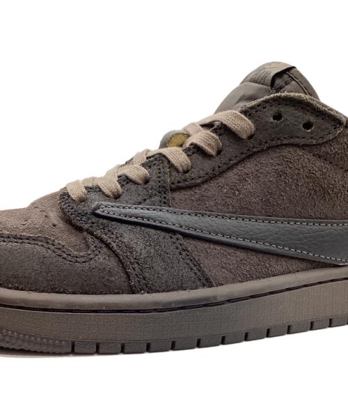 NIKE（ナイキ）NIKE (ナイキ) TRAVIS SCOTT (トラヴィススコット) エアジョーダン1 ロー OG SP ブラウン サイズ:28の古着・服飾アイテム