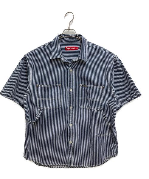 SUPREME（シュプリーム）Supreme (シュプリーム) LOOSE FIT DENIM PAINTER SHIRT ブルー サイズ:Ｍの古着・服飾アイテム