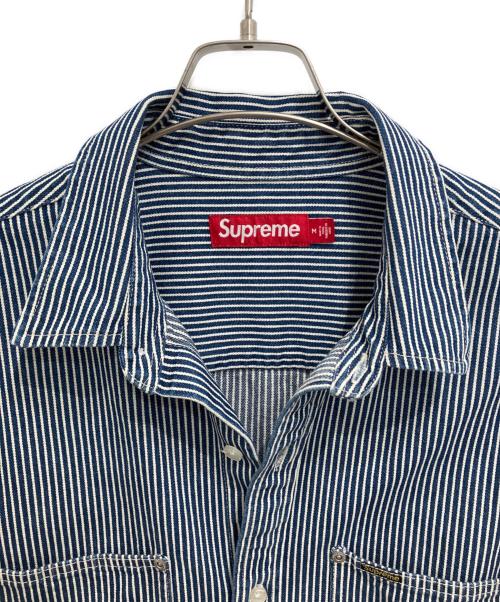 SUPREME（シュプリーム）Supreme (シュプリーム) LOOSE FIT DENIM PAINTER SHIRT ブルー サイズ:Ｍの古着・服飾アイテム