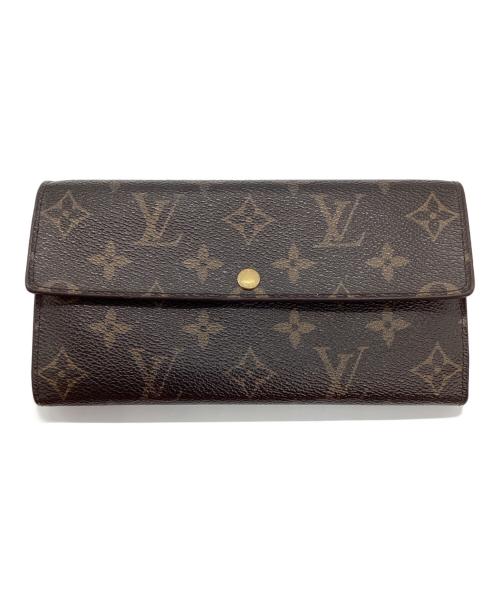 LOUIS VUITTON（ルイ ヴィトン）LOUIS VUITTON (ルイ ヴィトン) 長財布 ブラウンの古着・服飾アイテム