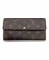 LOUIS VUITTON（ルイ ヴィトン）の古着「長財布」｜ブラウン
