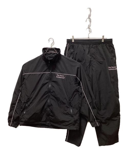The Ennoy Professional（ザ エンノイ プロフェッショナル）The Ennoy Professional (ザ エンノイ プロフェッショナル) PIPING NYLON TRACK SUIT ブラック サイズ:Ｌの古着・服飾アイテム