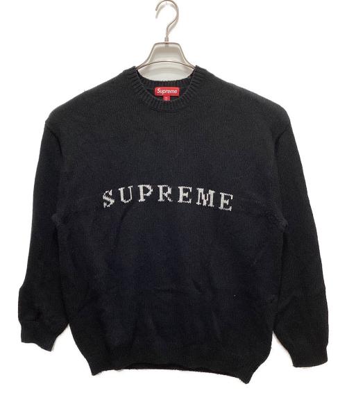 SUPREME（シュプリーム）Supreme (シュプリーム) Contrast Logo Sweater ブラック サイズ:XXLの古着・服飾アイテム