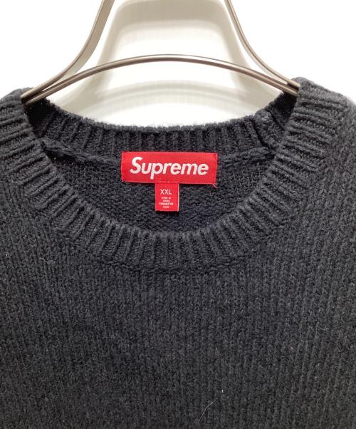 SUPREME（シュプリーム）Supreme (シュプリーム) Contrast Logo Sweater ブラック サイズ:XXLの古着・服飾アイテム