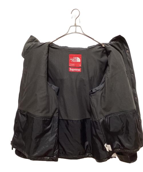 SUPREME（シュプリーム）Supreme (シュプリーム) THE NORTH FACE (ザ ノース フェイス) Leather Mountain Parka ブラック サイズ:XLの古着・服飾アイテム