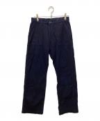 MOMOTARO JEANS桃太郎ジーンズ）の古着「インディゴバックサテンベイカーパンツ」｜インディゴ