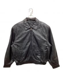 craft&barrow（クラフトアンドバロー）の古着「レザージャケット」｜ブラック