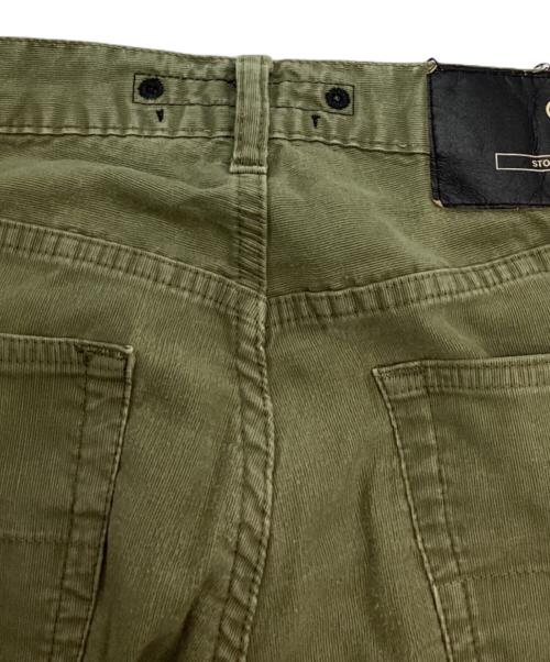 STONE ISLAND（ストーンアイランド）STONE ISLAND (ストーンアイランド) ピケストレートパンツ グリーン サイズ:Ｗ30の古着・服飾アイテム