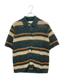 KITH（キス）の古着「Thompson Crochet Buttondown」｜グリーン