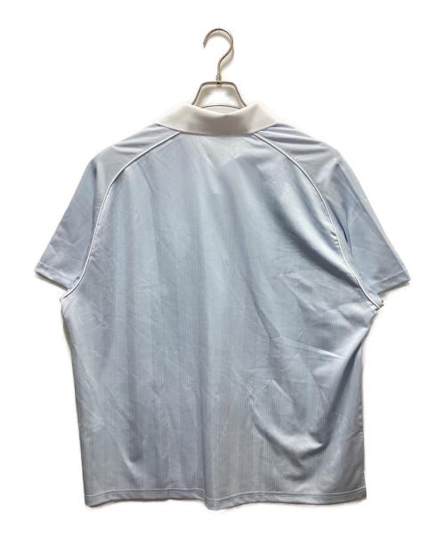 KITH（キス）KITH (キス) Kith Shadow Stripe Marcel Soccer Top スカイブルー サイズ:Ｓの古着・服飾アイテム