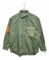 A BATHING APE（アベイシングエイプ）の古着「ミリタリーシャツ」｜オリーブ