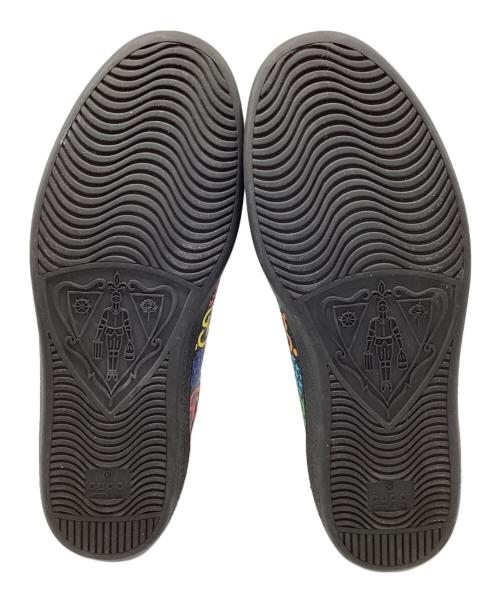 GUCCI（グッチ）GUCCI (グッチ) GG サイケデリック ローカットスニーカー ブラック サイズ:6の古着・服飾アイテム
