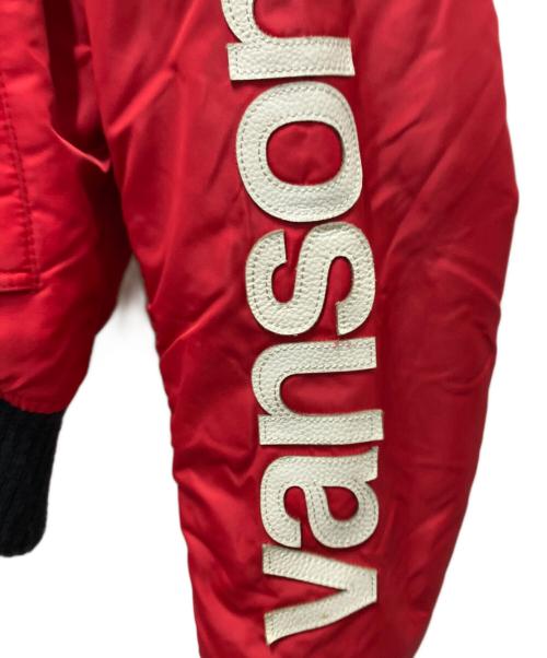 VANSON（バンソン）VANSON (バンソン) MA-1ジャケット レッド サイズ:Ｍの古着・服飾アイテム