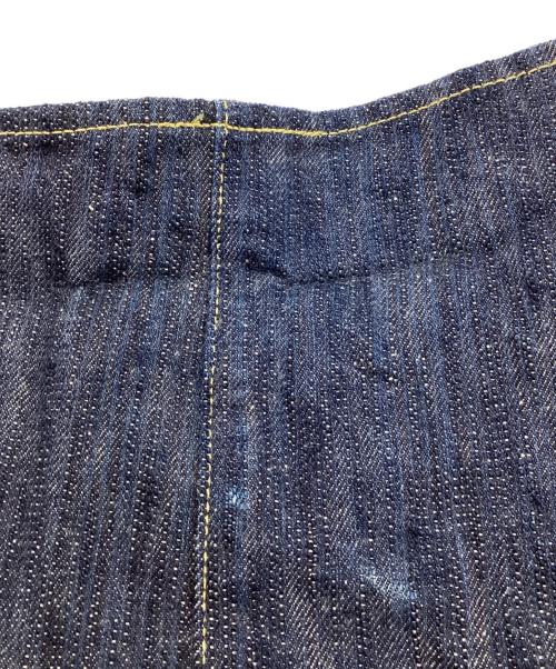ONI DENIM（オニデニム）ONI DENIM (オニデニム) 正藍枷染め風天然藍ロープデニム インディゴ サイズ:W33の古着・服飾アイテム