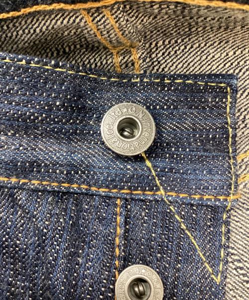 ONI DENIM（オニデニム）ONI DENIM (オニデニム) 正藍枷染め風天然藍ロープデニム インディゴ サイズ:W33の古着・服飾アイテム