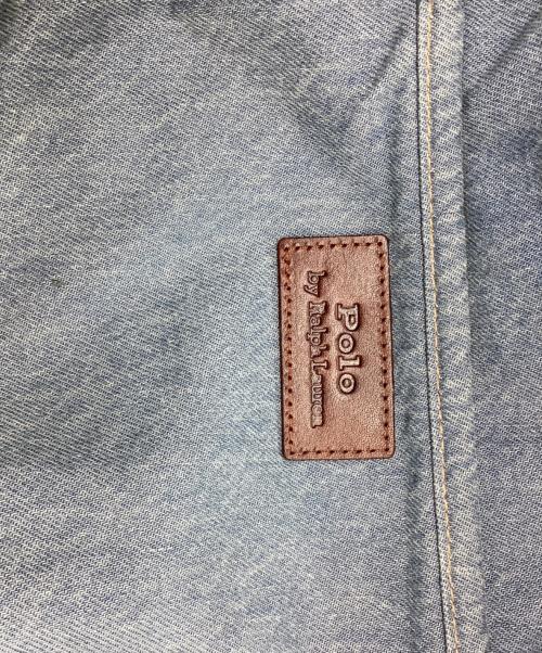 POLO RALPH LAUREN（ポロ・ラルフローレン）POLO RALPH LAUREN (ポロ・ラルフローレン) ポロベアデニムトートバッグ インディゴの古着・服飾アイテム