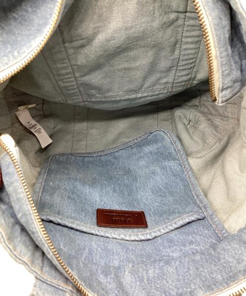 POLO RALPH LAUREN（ポロ・ラルフローレン）POLO RALPH LAUREN (ポロ・ラルフローレン) ポロベアデニムトートバッグ インディゴの古着・服飾アイテム