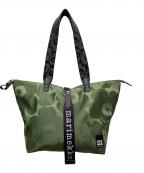 marimekkoマリメッコ）の古着「TOTE Ｍ UNIKKO ショルダーバッグ」｜グリーン