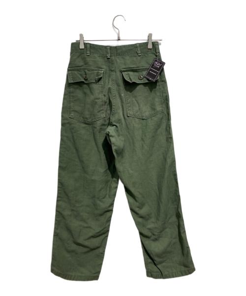 US ARMY（ユーエスアーミー）US ARMY (ユーエスアーミー) コットンサテン ベイカーパンツ カーキ サイズ:30×31の古着・服飾アイテム