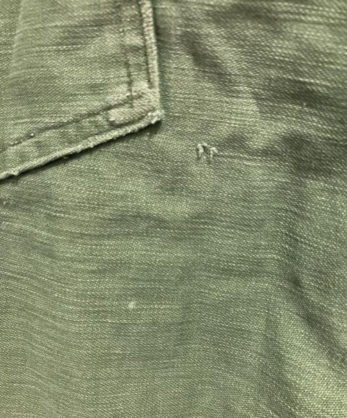 US ARMY（ユーエスアーミー）US ARMY (ユーエスアーミー) コットンサテン ベイカーパンツ カーキ サイズ:30×31の古着・服飾アイテム