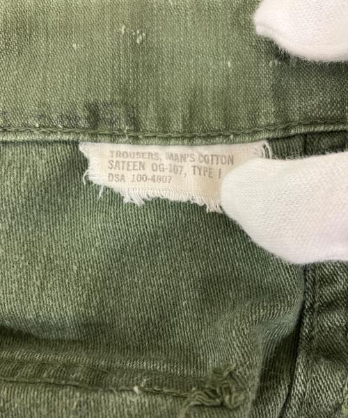 US ARMY（ユーエスアーミー）US ARMY (ユーエスアーミー) コットンサテン ベイカーパンツ カーキ サイズ:30×31の古着・服飾アイテム