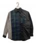THE NORTHFACE PURPLELABEL（ザ・ノースフェイス パープルレーベル）の古着「Plaid Patchwork Shirt」｜ブラック