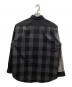 THE NORTHFACE PURPLELABEL (ザ・ノースフェイス パープルレーベル) Plaid Patchwork Shirt ブラック サイズ:M：12000円