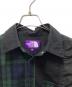中古・古着 THE NORTHFACE PURPLELABEL (ザ・ノースフェイス パープルレーベル) Plaid Patchwork Shirt ブラック サイズ:M：12000円
