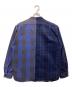 THE NORTHFACE PURPLELABEL (ザ・ノースフェイス パープルレーベル) Plaid Patchwork Shirt ネイビー サイズ:M：12000円