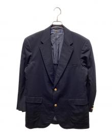 BROOKS BROTHERS（ブルックスブラザーズ）の古着「金釦ウールブレザー」｜ネイビー