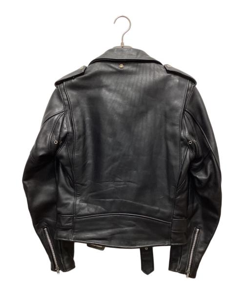 Schott（ショット）Schott (ショット) 618 ダブルライダースジャケット ブラック サイズ:36の古着・服飾アイテム