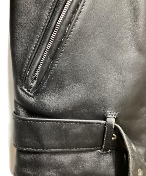 Schott（ショット）Schott (ショット) 618 ダブルライダースジャケット ブラック サイズ:36の古着・服飾アイテム