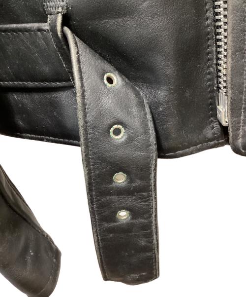 Schott（ショット）Schott (ショット) 618 ダブルライダースジャケット ブラック サイズ:36の古着・服飾アイテム