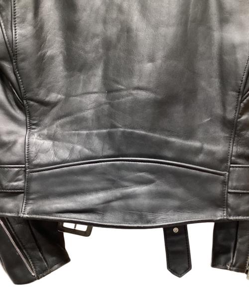 Schott（ショット）Schott (ショット) 618 ダブルライダースジャケット ブラック サイズ:36の古着・服飾アイテム