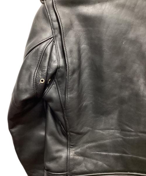 Schott（ショット）Schott (ショット) 618 ダブルライダースジャケット ブラック サイズ:36の古着・服飾アイテム