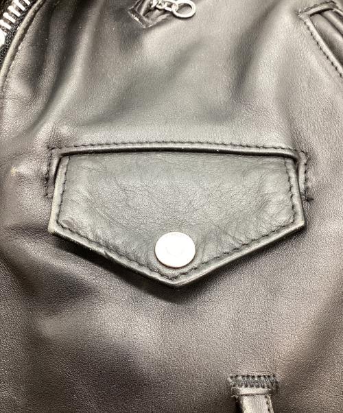 Schott（ショット）Schott (ショット) 618 ダブルライダースジャケット ブラック サイズ:36の古着・服飾アイテム