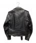 Schott (ショット) 618 ダブルライダースジャケット ブラック サイズ:36：30000円