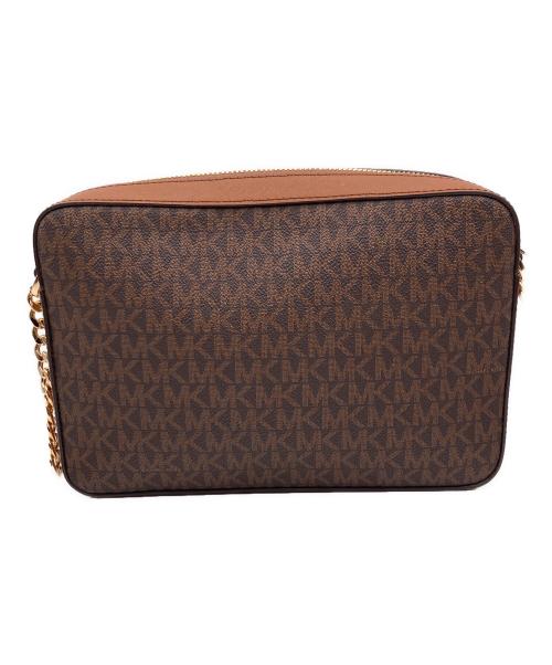 MICHAEL KORS（マイケルコース）MICHAEL KORS (マイケルコース) ジェット セット ショルダーバッグ ブラウンの古着・服飾アイテム