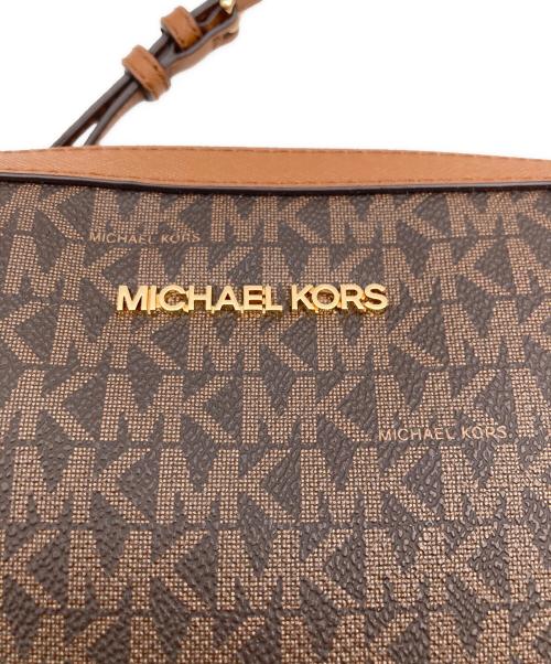 MICHAEL KORS（マイケルコース）MICHAEL KORS (マイケルコース) ジェット セット ショルダーバッグ ブラウンの古着・服飾アイテム