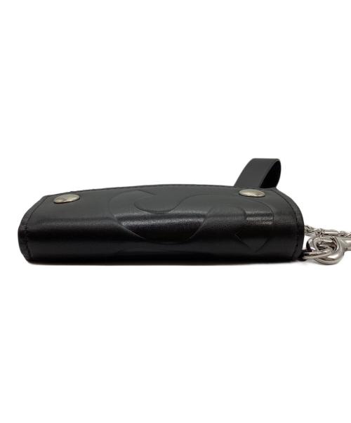 SUPREME（シュプリーム）SUPREME (シュプリーム) Leather Chain Wallet ブラックの古着・服飾アイテム
