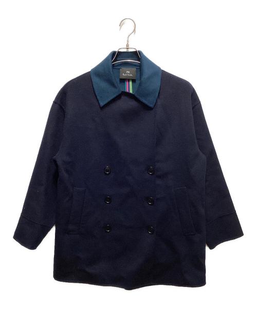 PAUL SMITH（ポールスミス）Paul Smith (ポールスミス) ウールリバー コート グリーン サイズ:38の古着・服飾アイテム