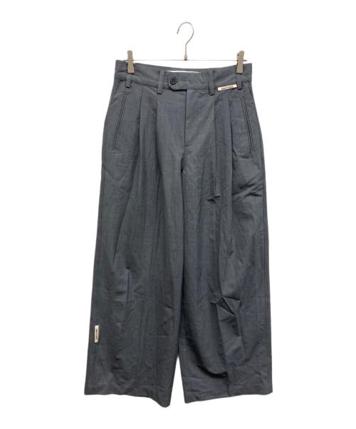 EMESTUDIOS（エメ スタジオズ）EMESTUDIOS (エメ スタジオズ) タックパンツ グレー サイズ:36の古着・服飾アイテム